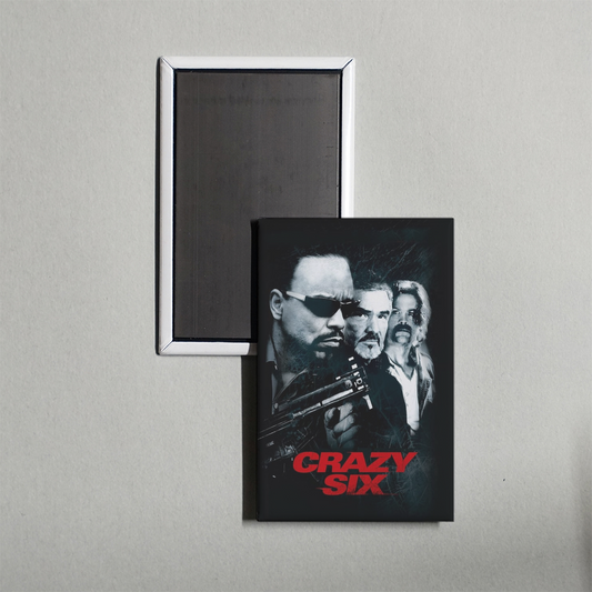 Crazy Six Mini Movie Fridge Magnet