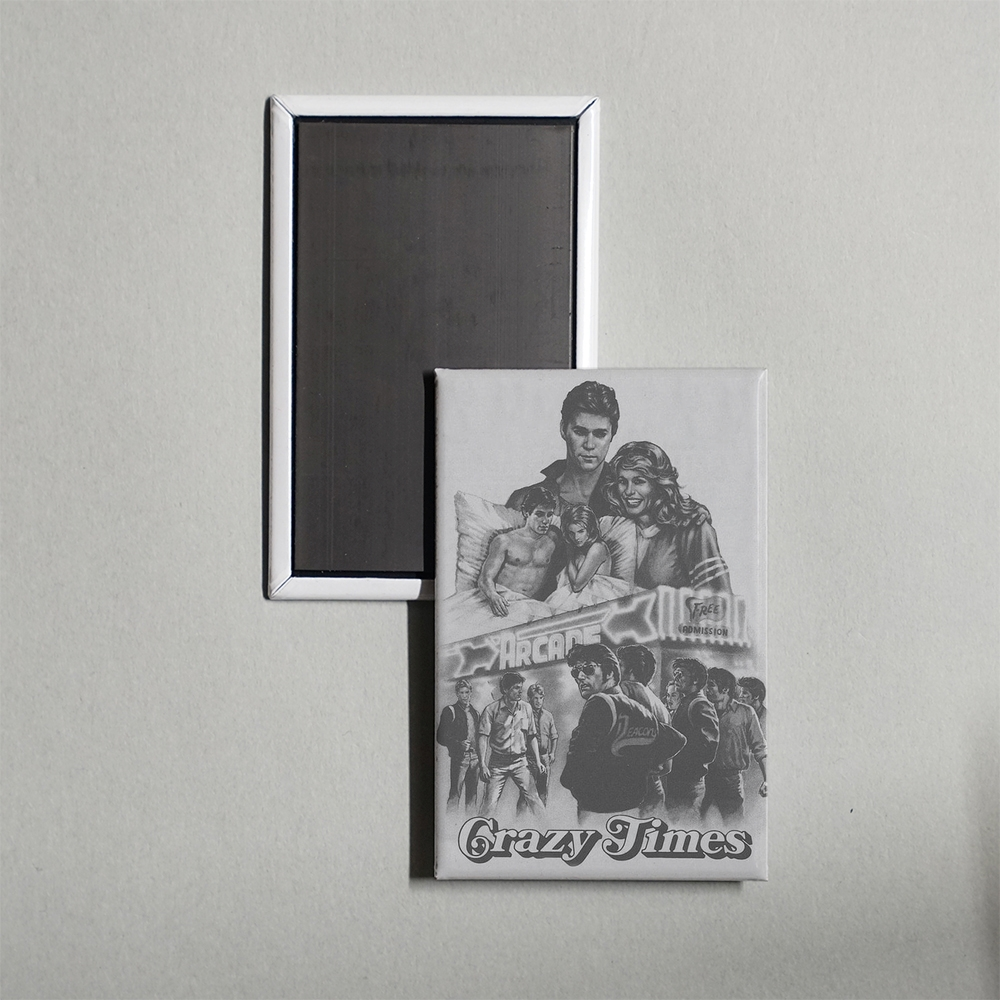 Crazy Times Mini Movie Fridge Magnet