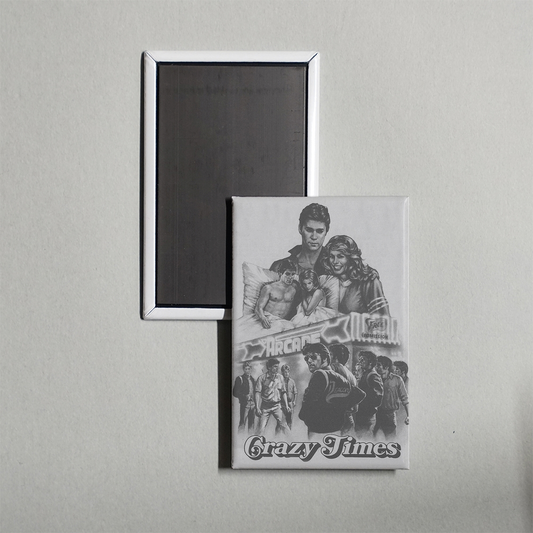 Crazy Times Mini Movie Fridge Magnet