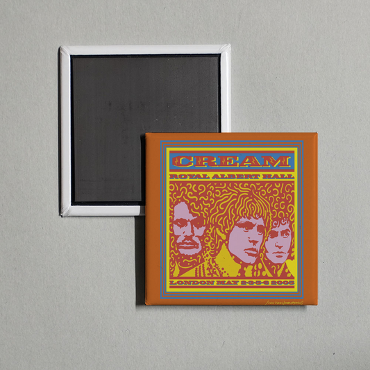 Cream - Royal Albert Hall London May 2-3-5-6 2005 (Live) Album Cover Fridge Magnet