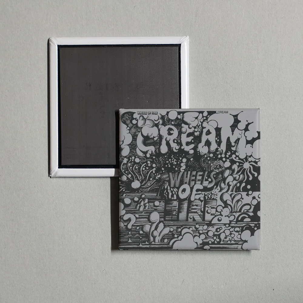 Cream - Wheels Of Fire Album Cover Fridge Magnet