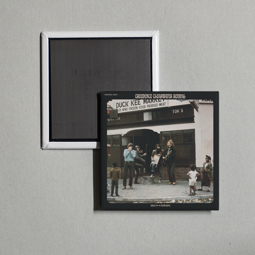 Creedence Clearwater Revival - Willy And The Poor Boys (Expanded Edition) Album Cover Fridge Magnet