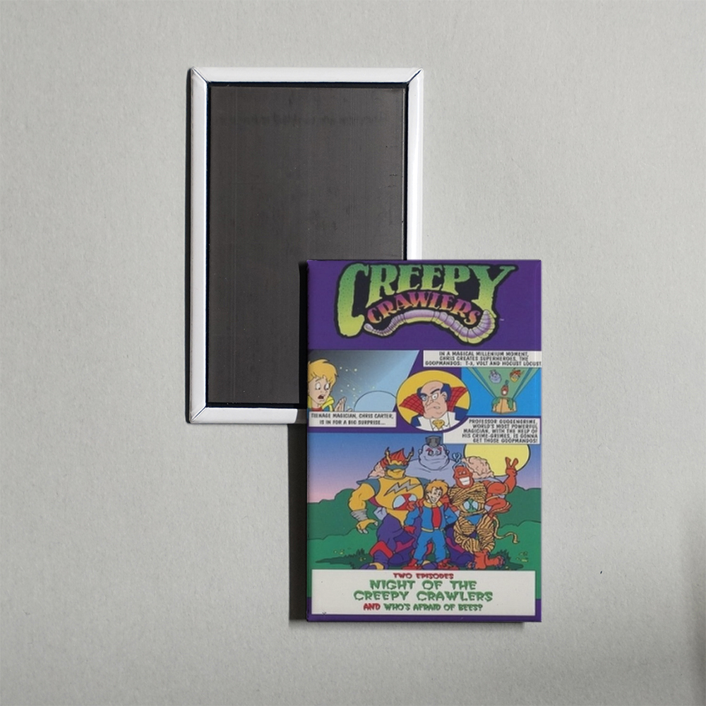 Creepy Crawlers TV Show Fridge Magnet
