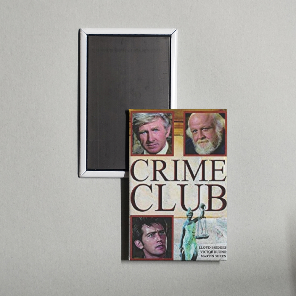 Crime Club Mini Movie Fridge Magnet