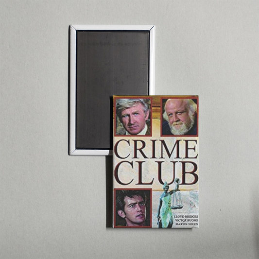 Crime Club Mini Movie Fridge Magnet