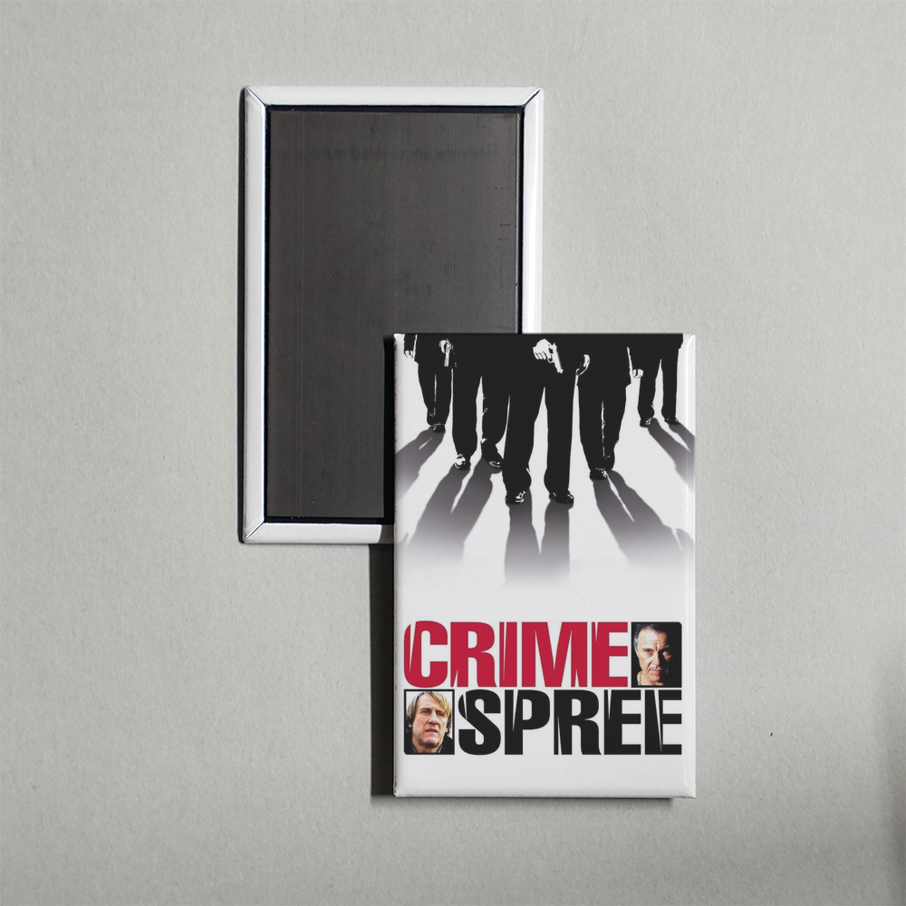 Crime Spree Mini Movie Fridge Magnet