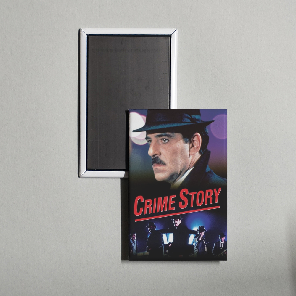 Crime Story TV Show Fridge Magnet