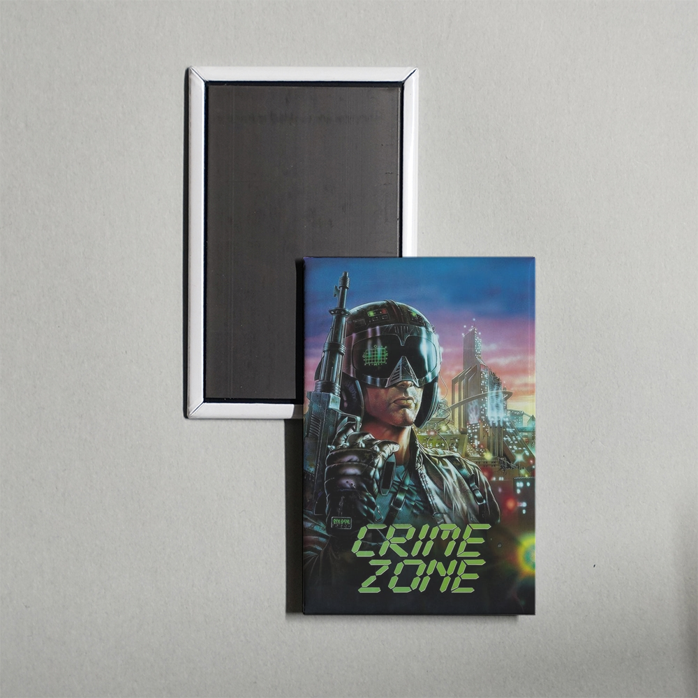 Crime Zone Mini Movie Fridge Magnet