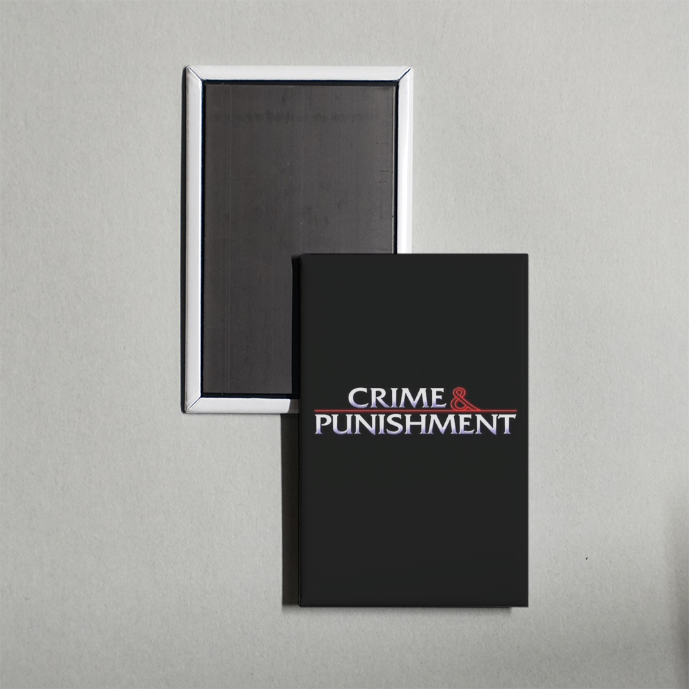 Crime & Punishment TV Show Fridge Magnet