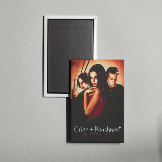 Crime + Punishment in Suburbia Mini Movie Fridge Magnet
