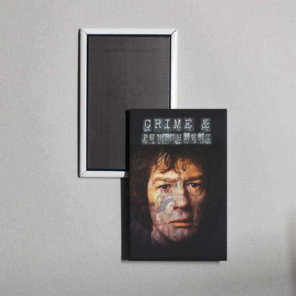 Crime and Punishment TV Show Fridge Magnet