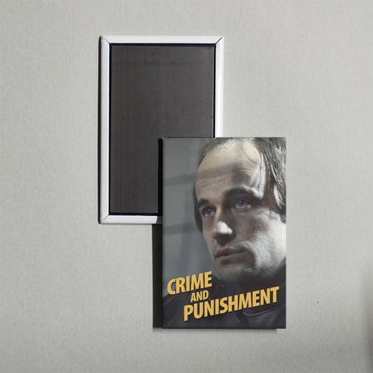 Crime and Punishment Mini Movie Fridge Magnet