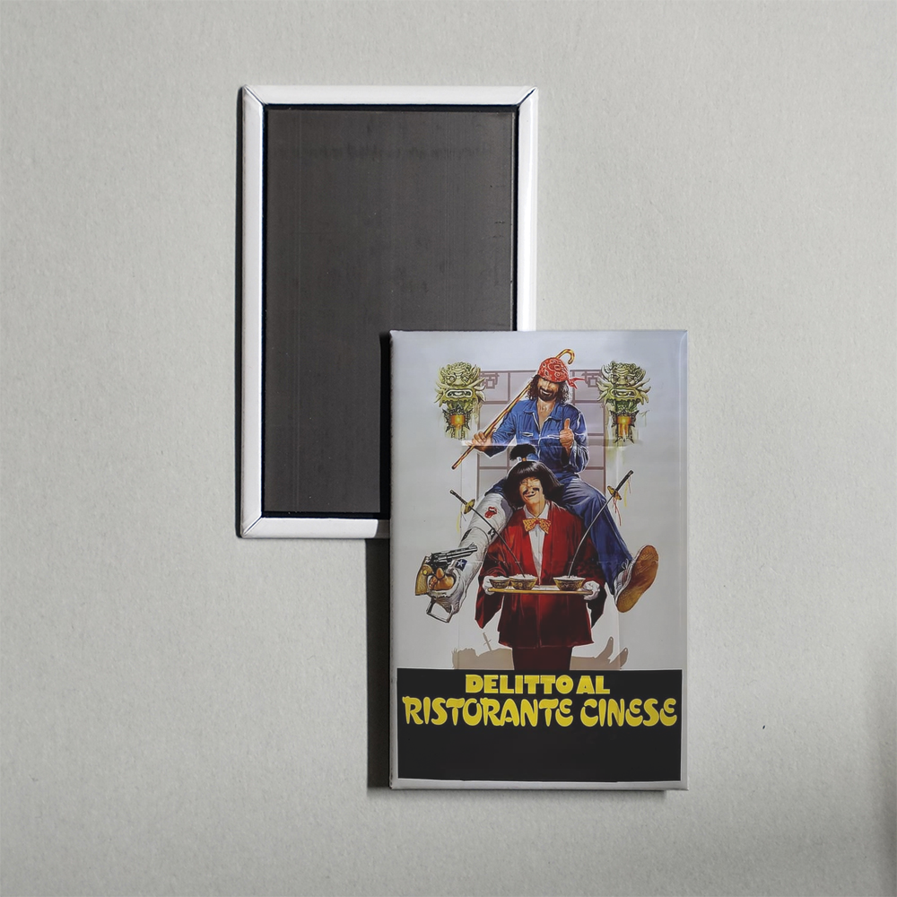 Crime at the Chinese Restaurant Mini Movie Fridge Magnet