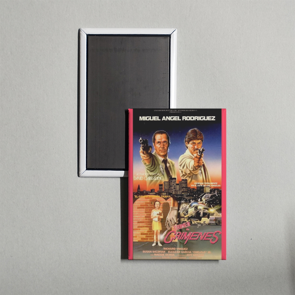 Crime of Crimes Mini Movie Fridge Magnet