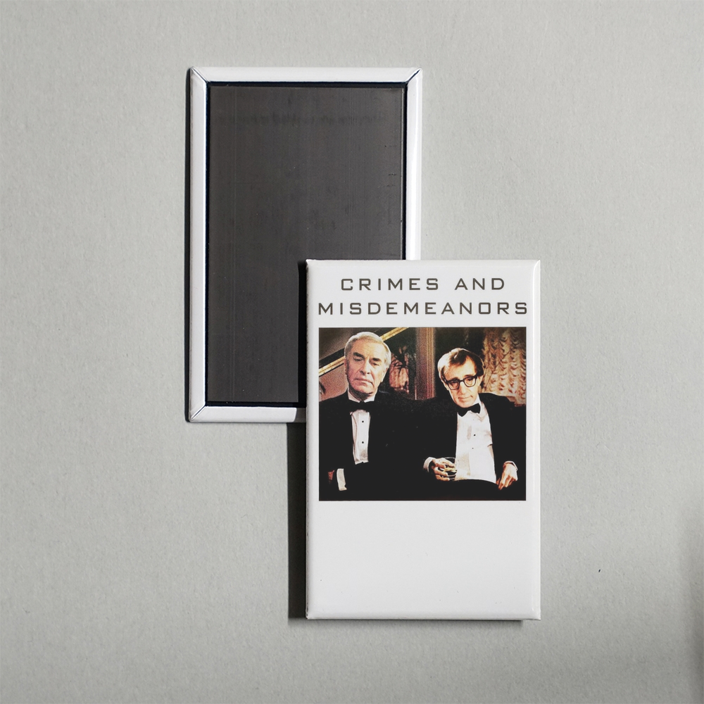 Crimes and Misdemeanors Mini Movie Fridge Magnet
