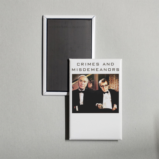 Crimes and Misdemeanors Mini Movie Fridge Magnet