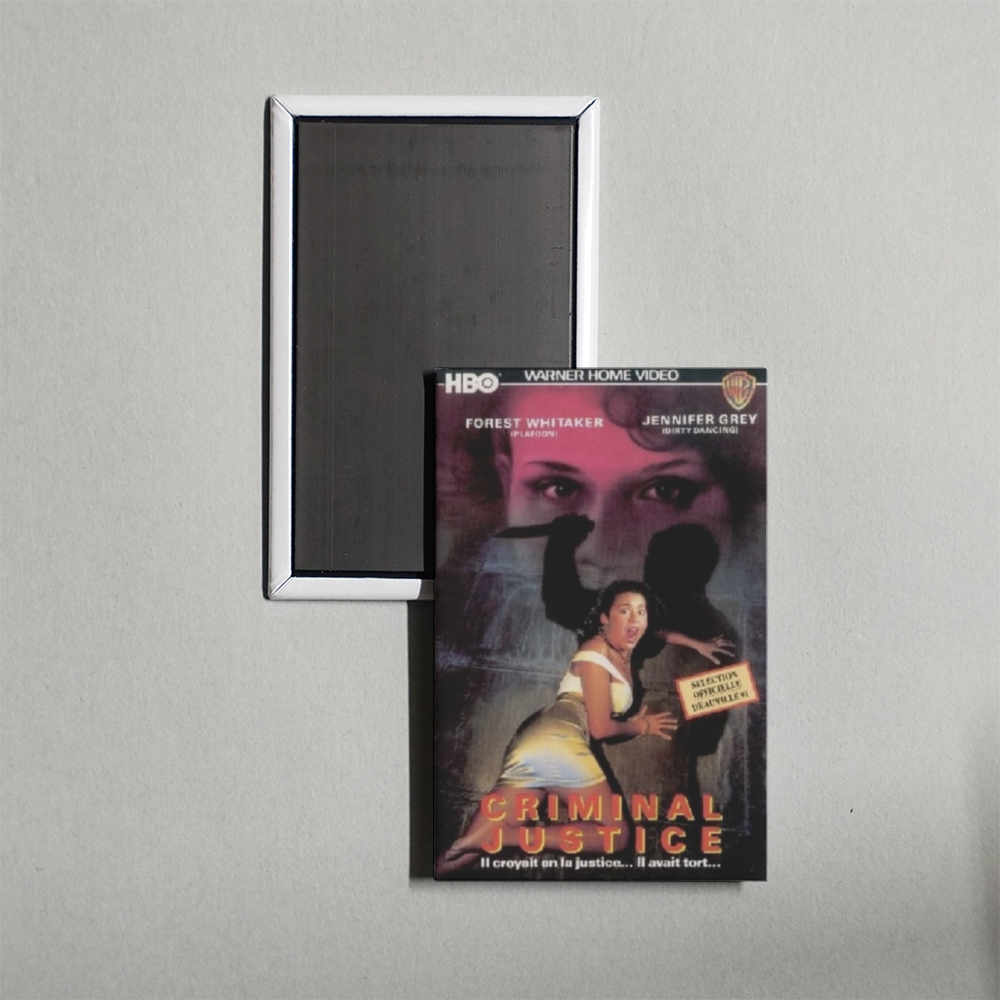 Criminal Justice Mini Movie Fridge Magnet