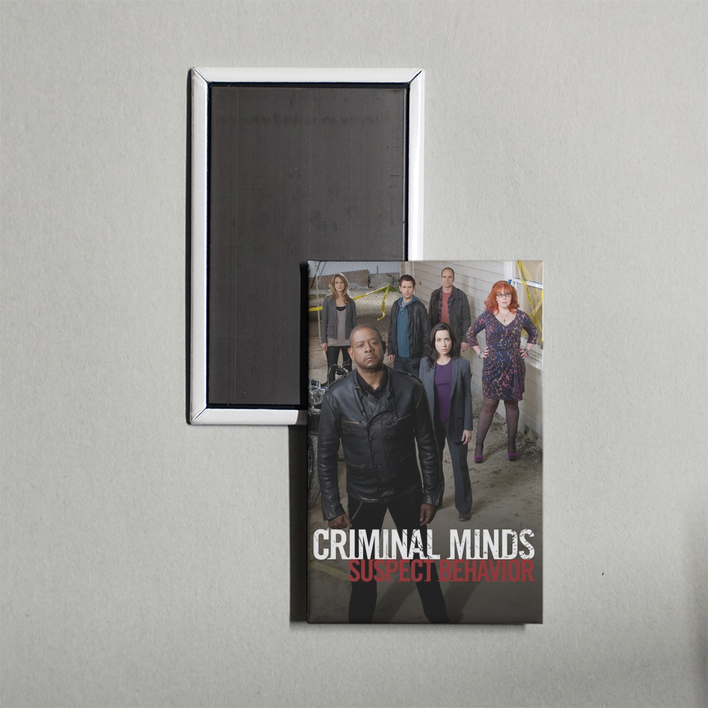 Criminal Minds Suspect Behavior TV Show Fridge Magnet