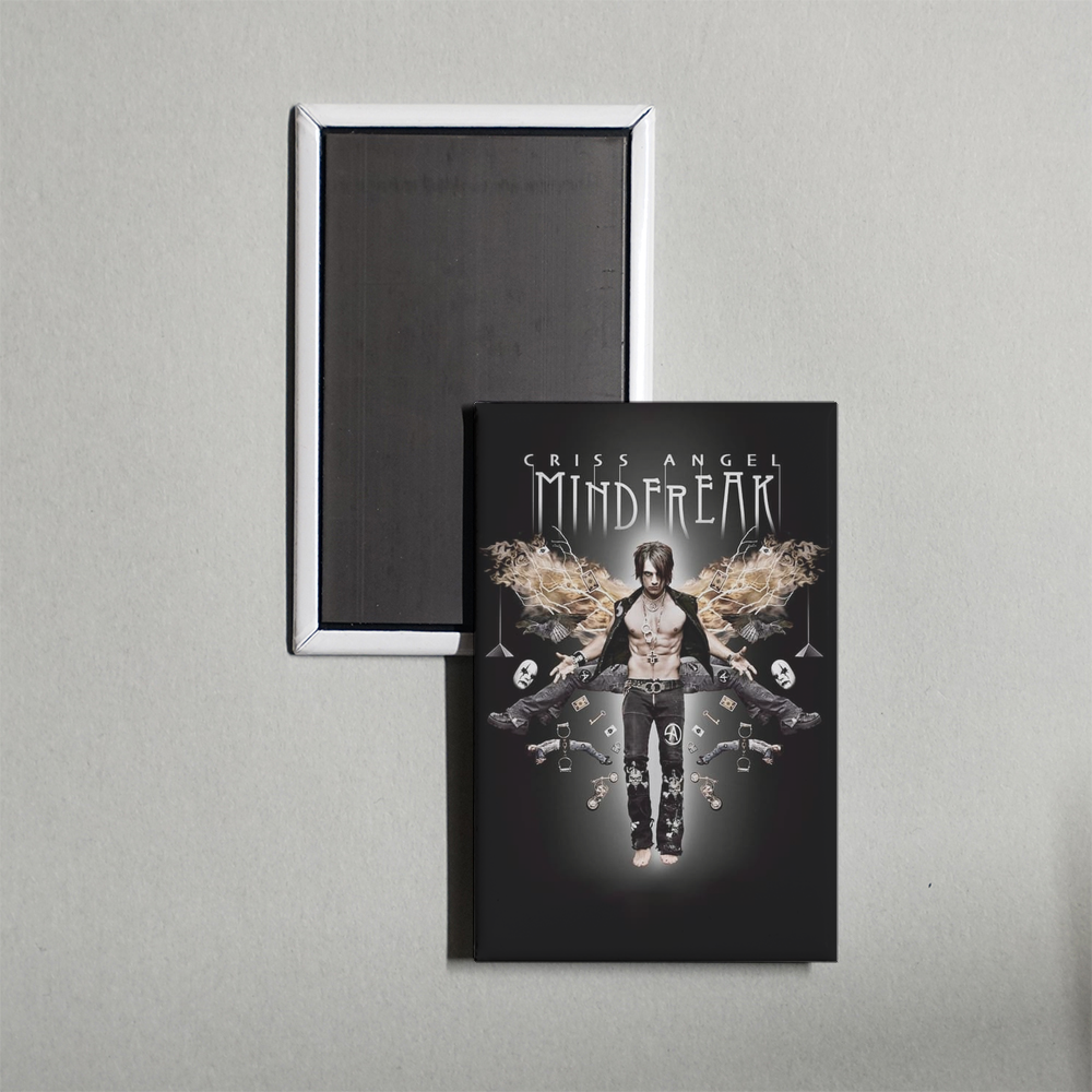 Criss Angel Mindfreak TV Show Fridge Magnet