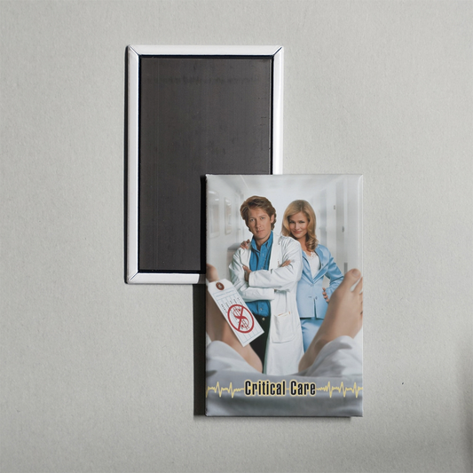 Critical Care Mini Movie Fridge Magnet