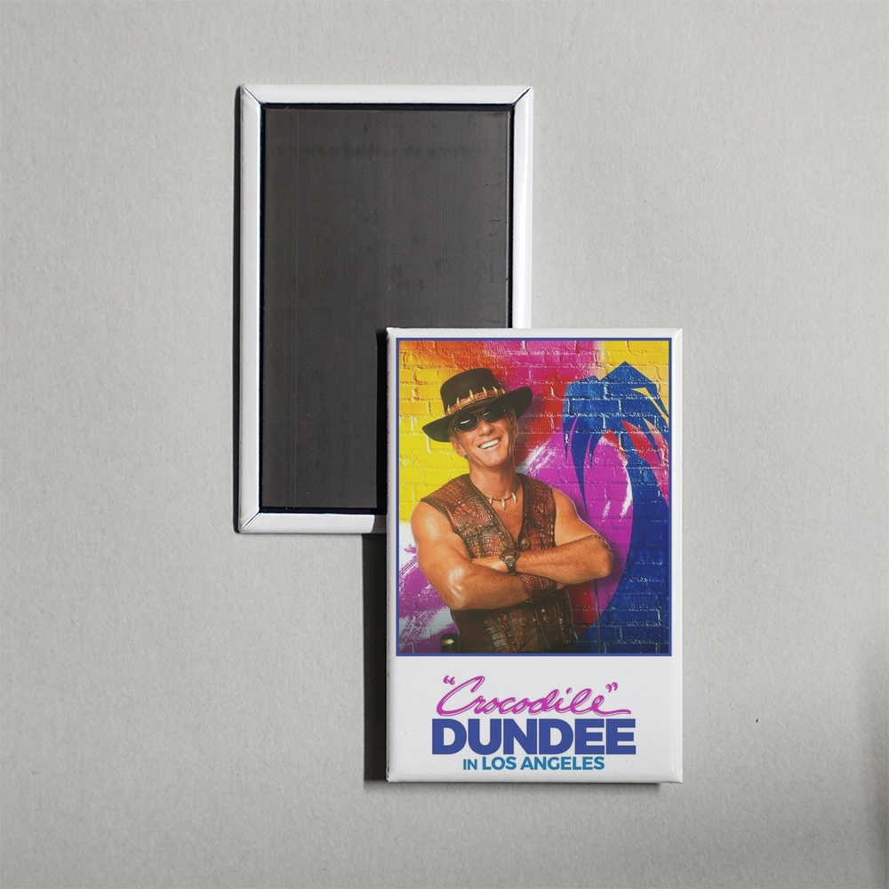 Crocodile Dundee in Los Angeles Mini Movie Fridge Magnet