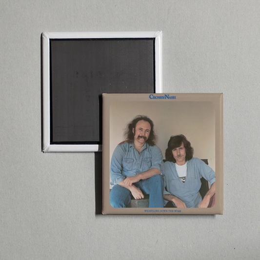 Crosby & Nash - Whistling Down The Wire Album Cover Fridge Magnet