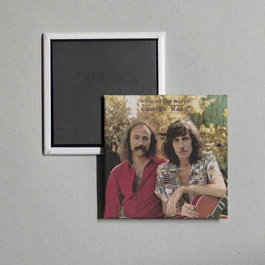 Crosby & Nash - Wind On The Water Album Cover Fridge Magnet