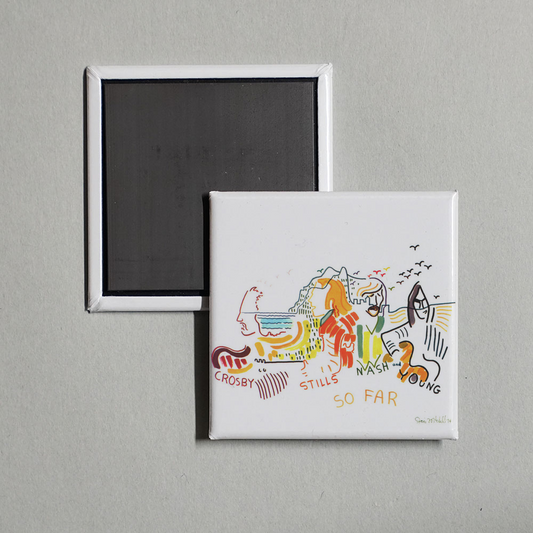 Crosby, Stills, Nash & Young - So Far Album Cover Fridge Magnet