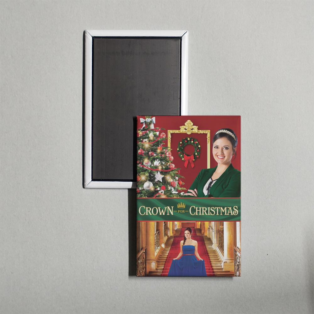Crown for Christmas Mini Movie Fridge Magnet