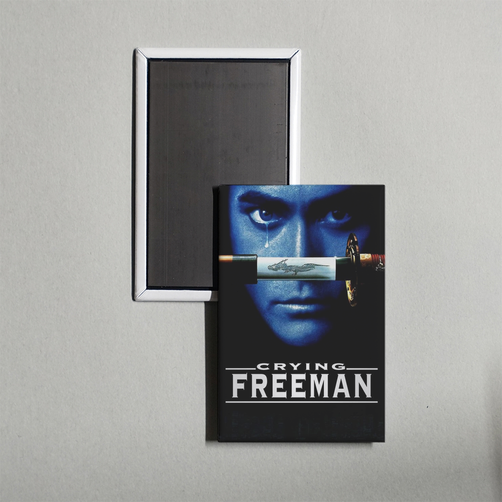 Crying Freeman Mini Movie Fridge Magnet
