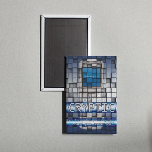 Cryptic Mini Movie Fridge Magnet