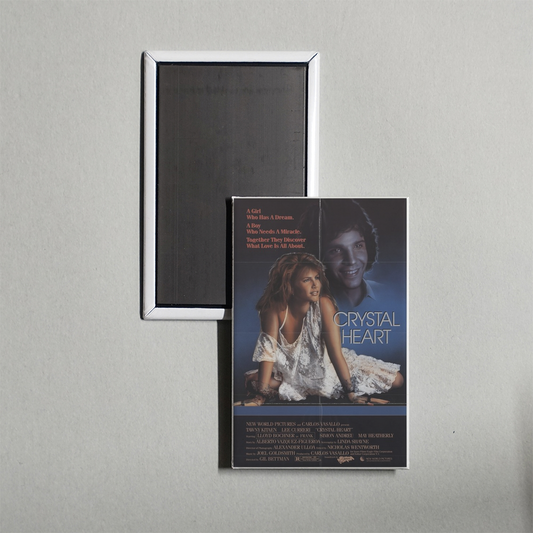 Crystal Heart Mini Movie Fridge Magnet