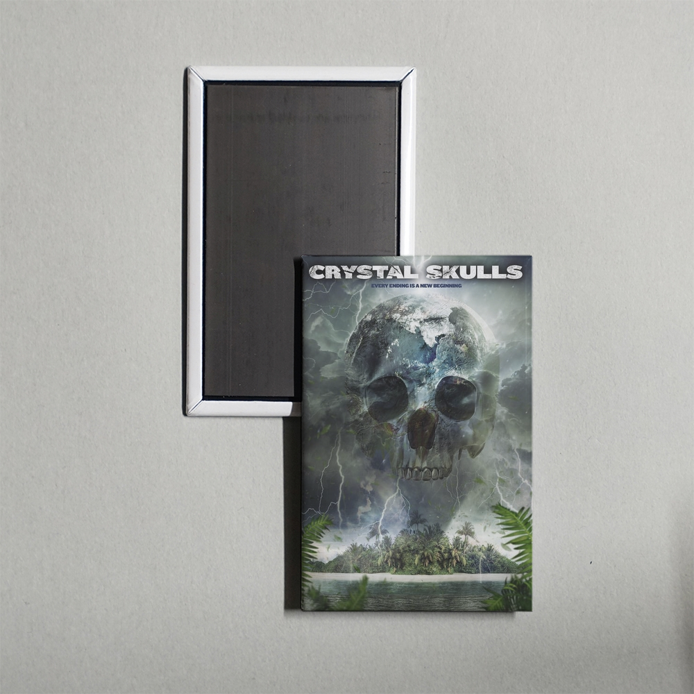 Crystal Skulls Mini Movie Fridge Magnet