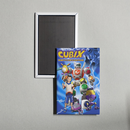 Cubix Robots for Everyone TV Show Fridge Magnet