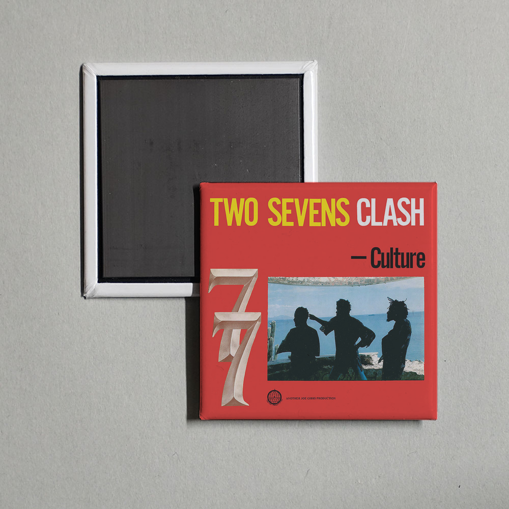 Culture - Two Sevens Clash (40th Anniversary Edition) Album Cover Fridge Magnet