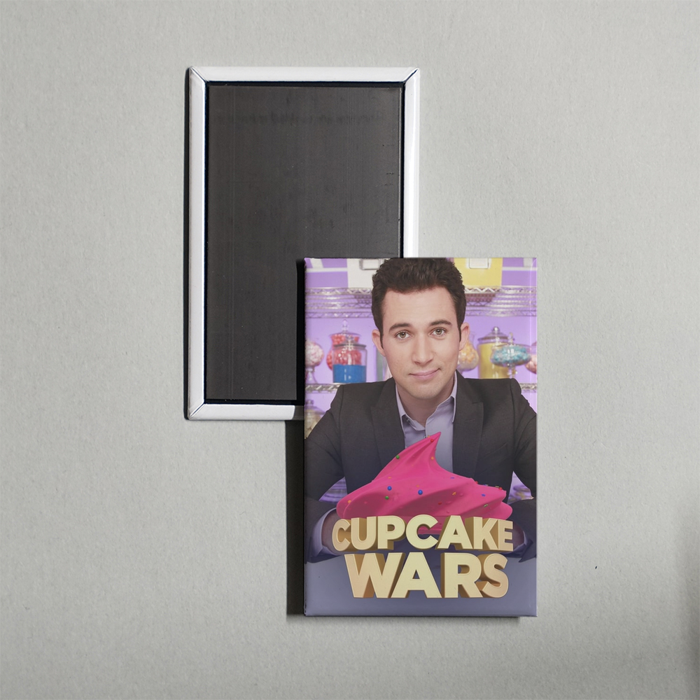 Cupcake Wars TV Show Fridge Magnet