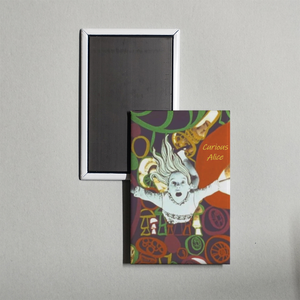 Curious Alice Mini Movie Fridge Magnet