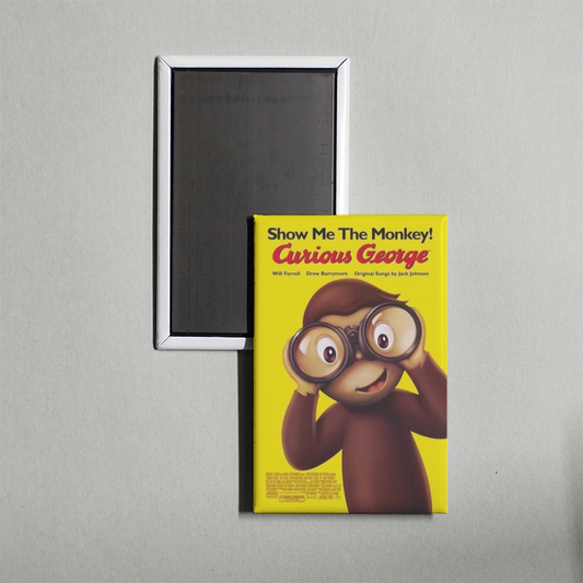 Curious George Mini Movie Fridge Magnet