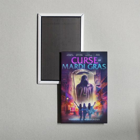 Curse of Mardi Gras Mini Movie Fridge Magnet