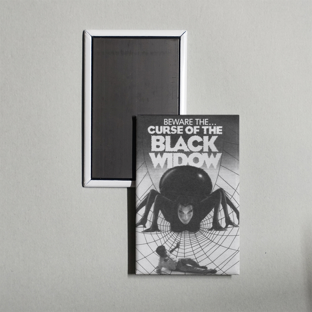 Curse of the Black Widow Mini Movie Fridge Magnet