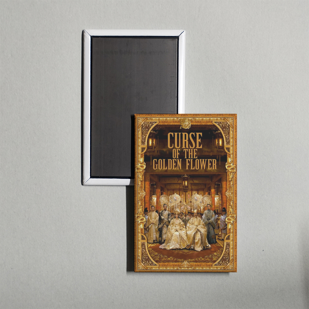 Curse of the Golden Flower Mini Movie Fridge Magnet