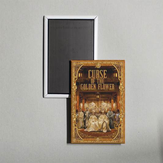 Curse of the Golden Flower Mini Movie Fridge Magnet