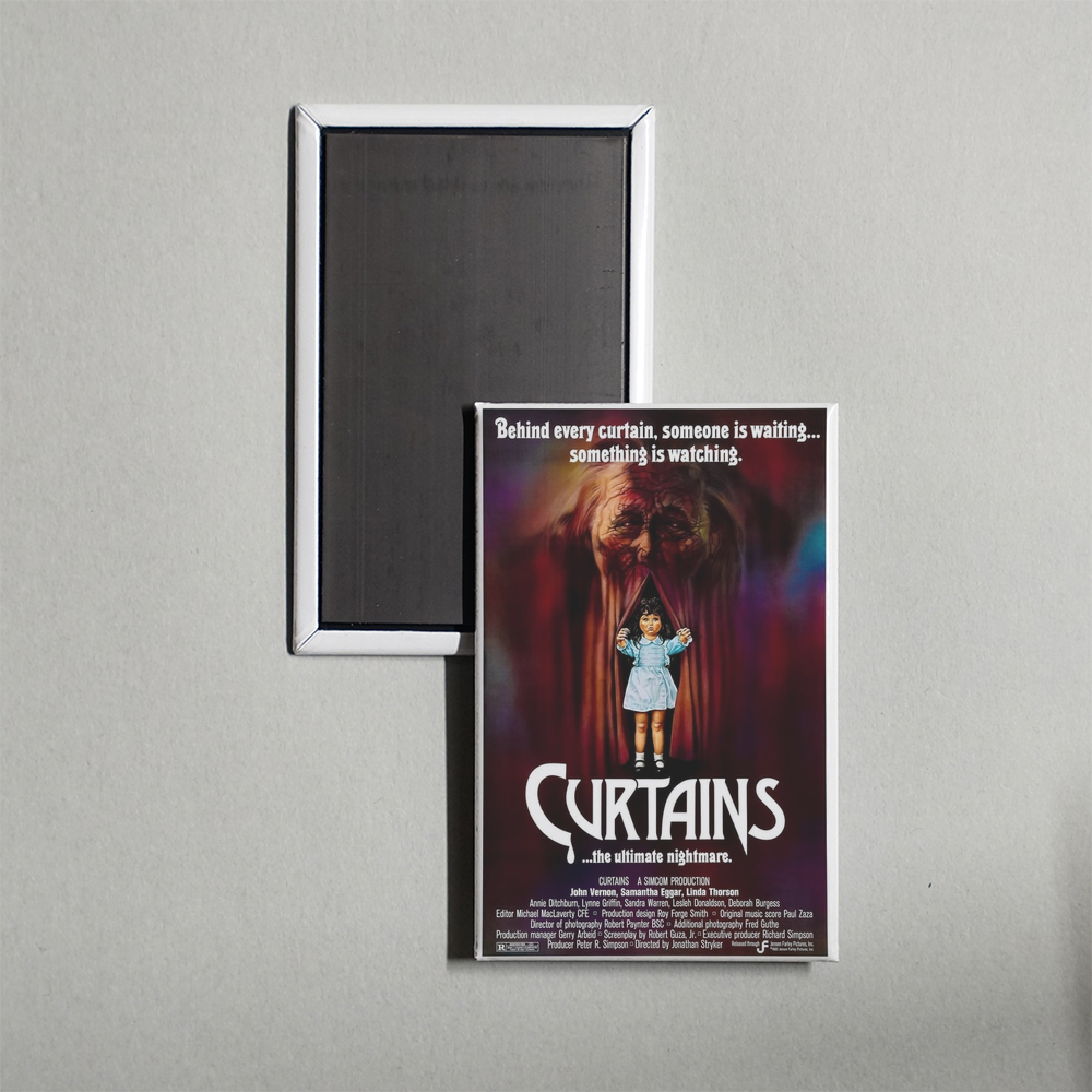 Curtains Mini Movie Fridge Magnet