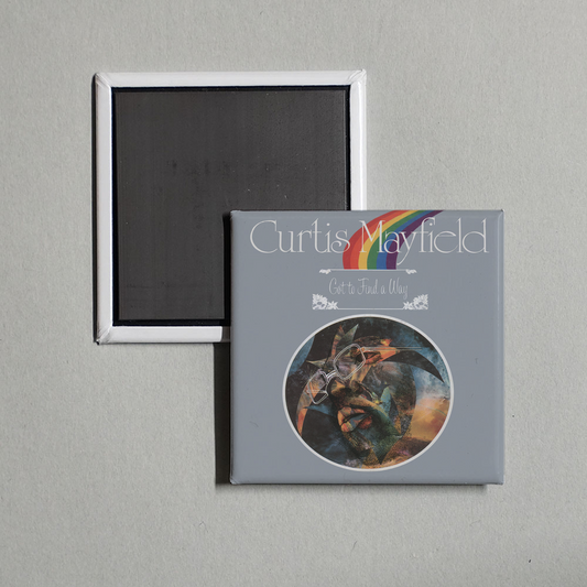 Curtis Mayfield - Got to Find a Way Album Cover Fridge Magnet