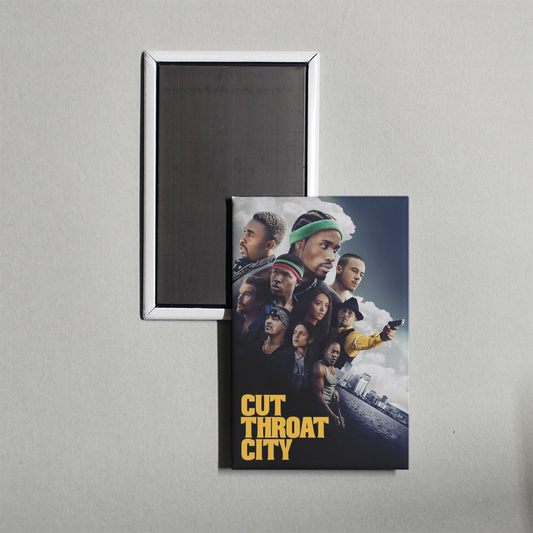 Cut Throat City Mini Movie Fridge Magnet