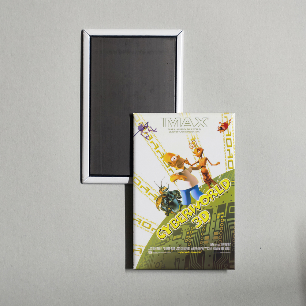 CyberWorld Mini Movie Fridge Magnet