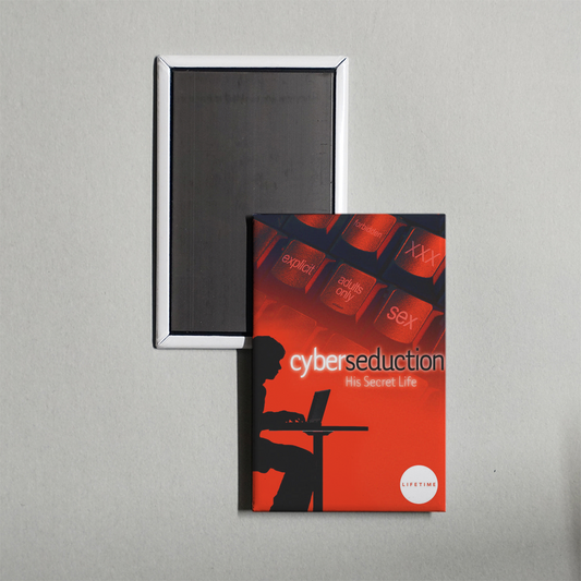Cyber Seduction His Secret Life Mini Movie Fridge Magnet