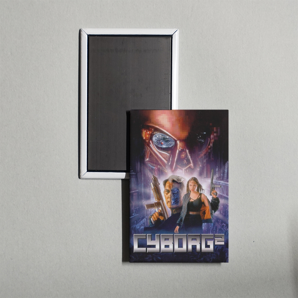 Cyborg 2 Mini Movie Fridge Magnet