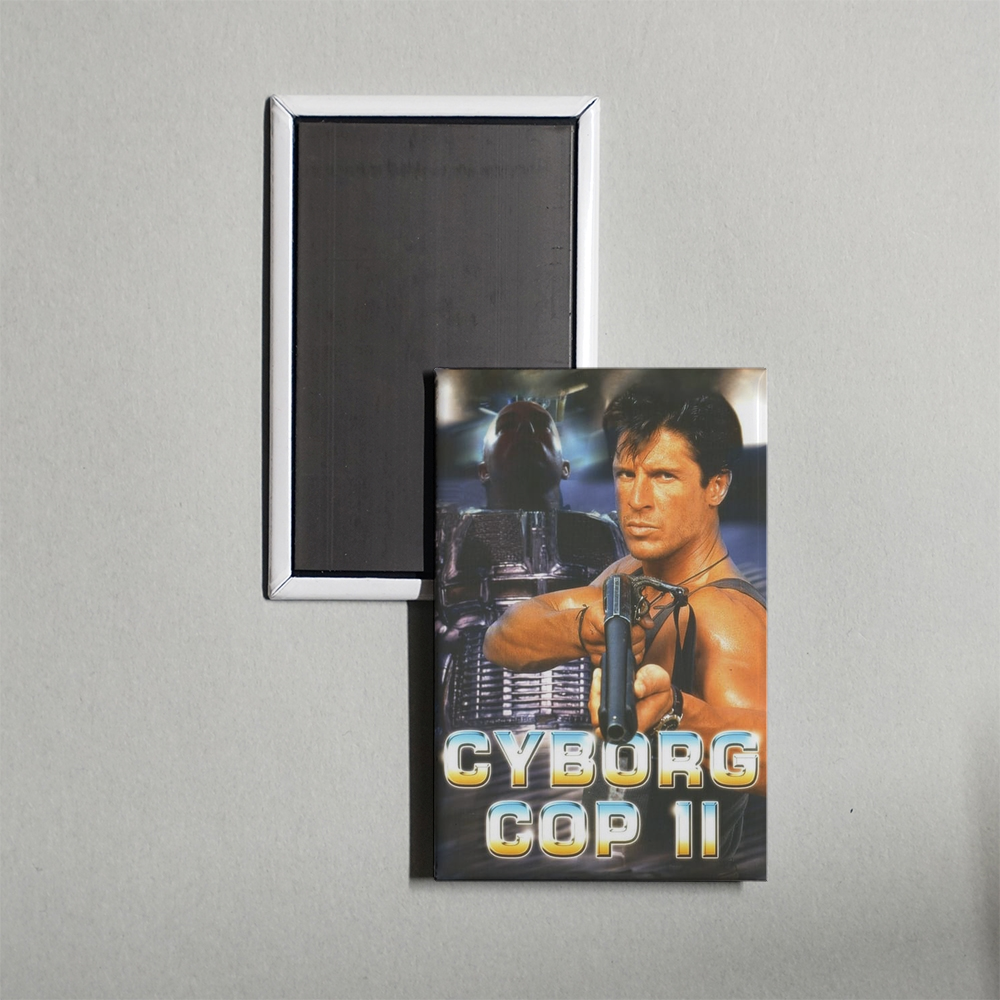 Cyborg Cop II Mini Movie Fridge Magnet