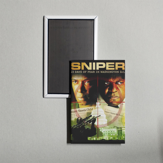 D.C. Sniper 23 Days of Fear Mini Movie Fridge Magnet